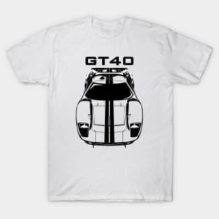 Ford GT40 - Black Stripes T-Shirt